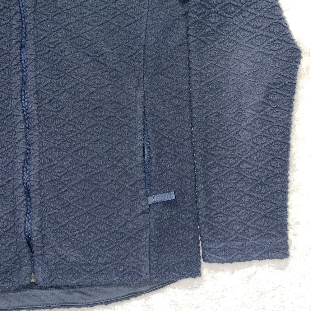 Patagonia Diamond Capra Fleece Jacket - Smolder Blue/Grey - Womens XS